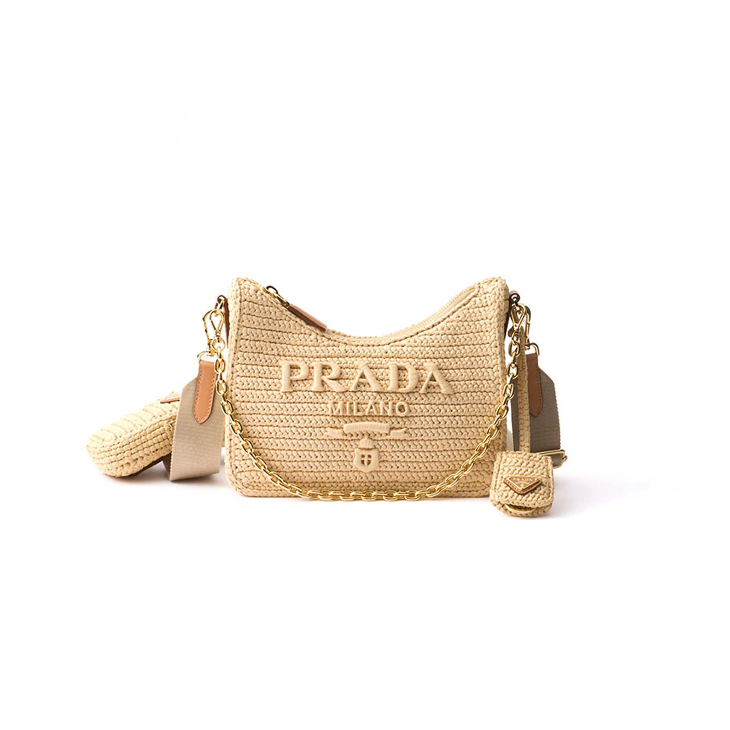 PRADA RE-EDITION 2005 CROCHET BAG 1BH204 (22*18*6cm)